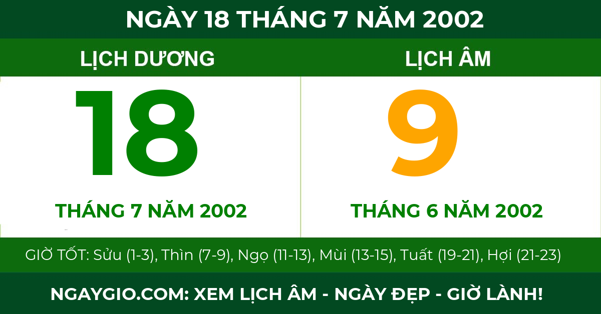 lịch âm ngày 18 tháng 7 năm 2002