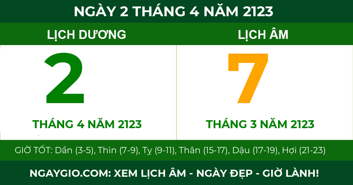 lịch âm ngày 2 tháng 4 năm 2123