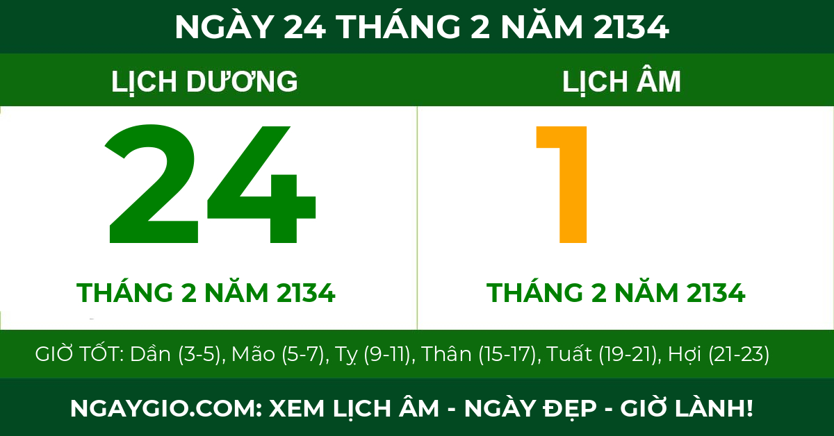 lịch âm ngày 24 tháng 2 năm 2134